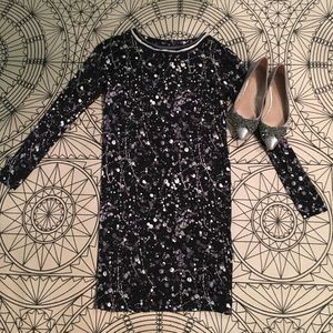 Tory Burch Meredith Silk Paint Splatter Dress XS